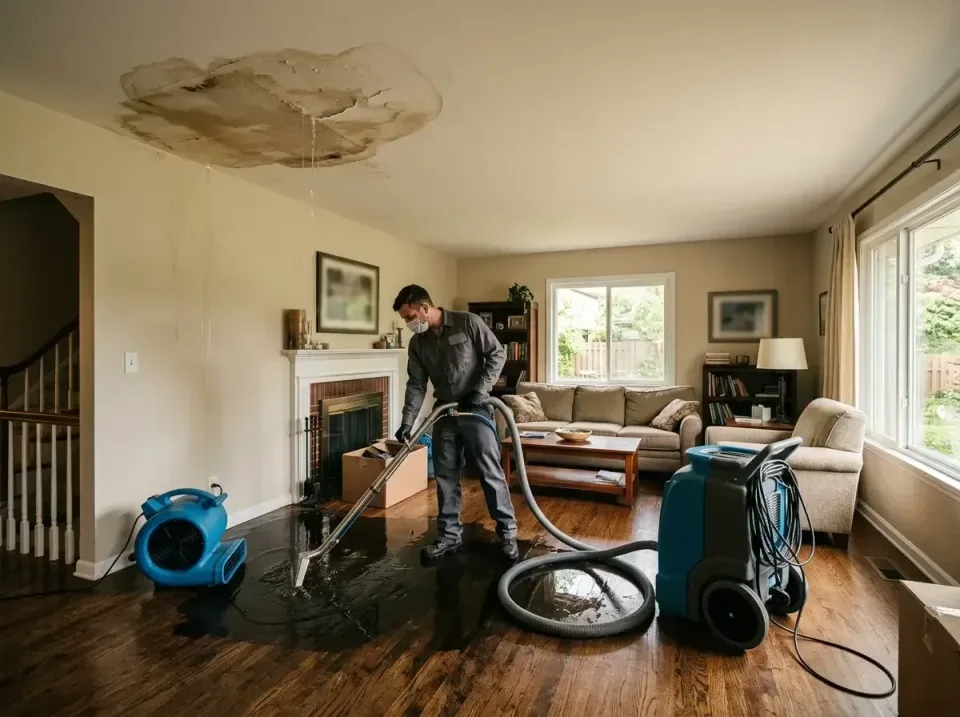 attic-pipe-burst-ceiling-drip-008 — frequently asked questions, Water Damage Restoration & Carpet Care in Middleburg Heights…